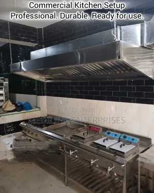 Modern Ss 304 Stainless Steel Commercial Kitchen Set Up