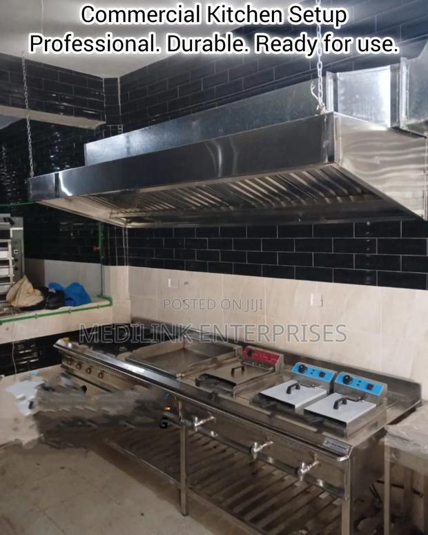 Modern Ss 304 Stainless Steel Commercial Kitchen Set Up