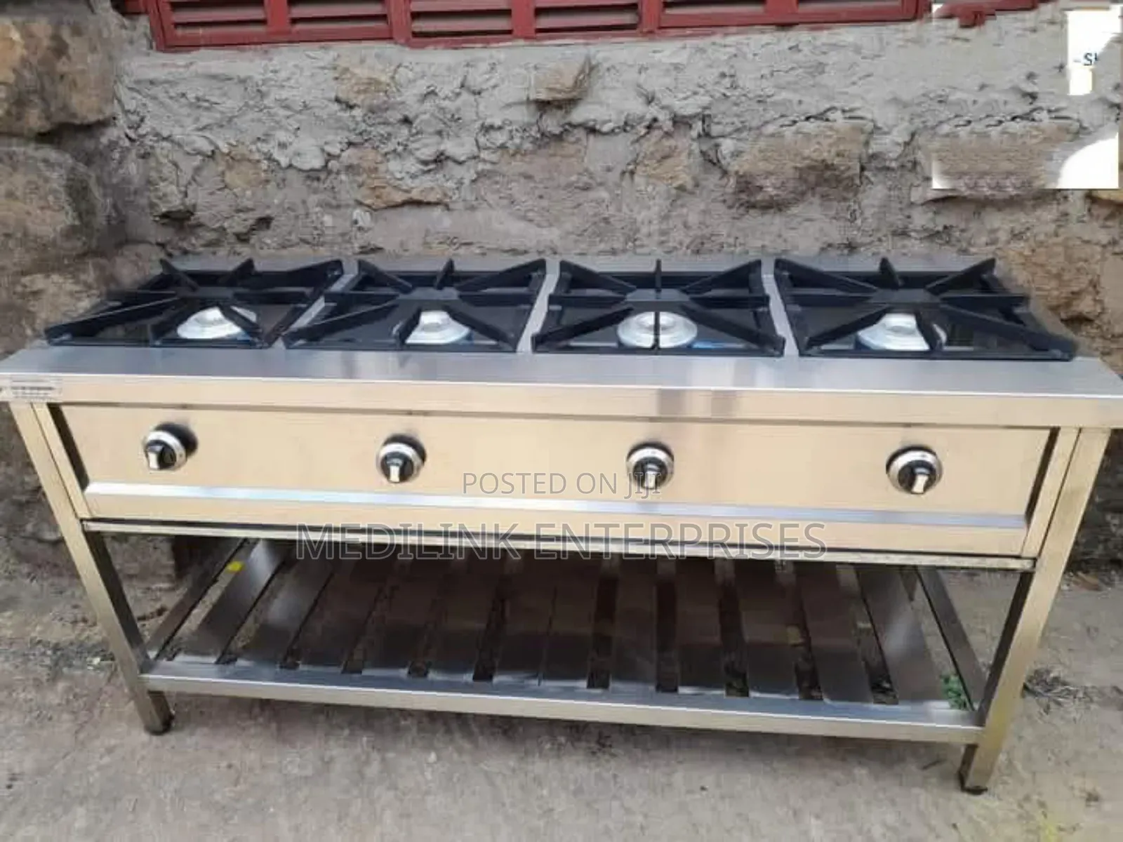 Ss Modern Stainless Steel 4-Burner High Pressure Cooker