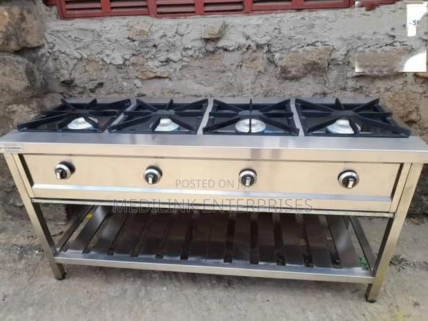 Ss Modern Stainless Steel 4-Burner High Pressure Cooker
