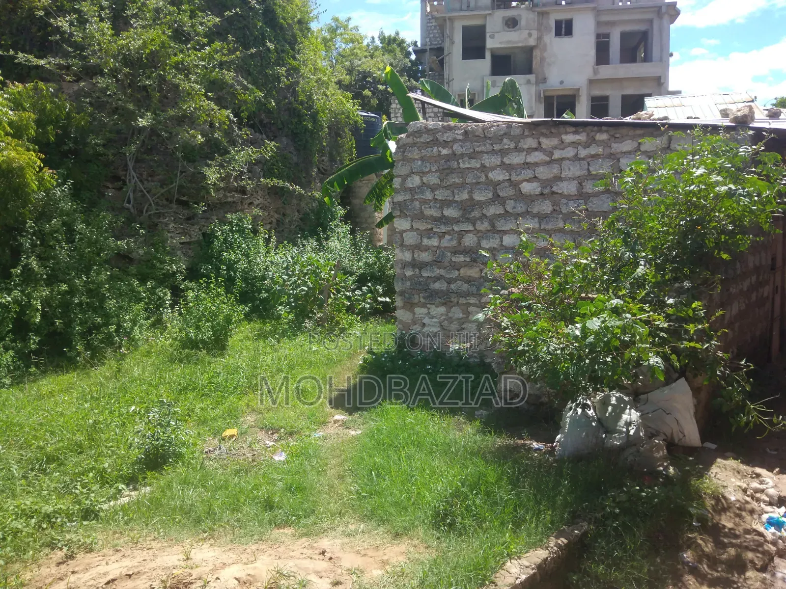 Plot 63ft X 55ft With Small House for Sale at Shelly Beach Likoni