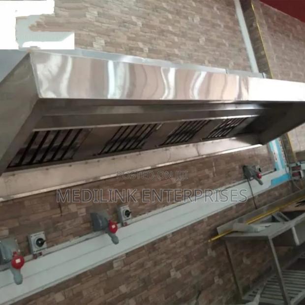 Customized 6ft Ss 304 Wall Mount Kitchen Hood
