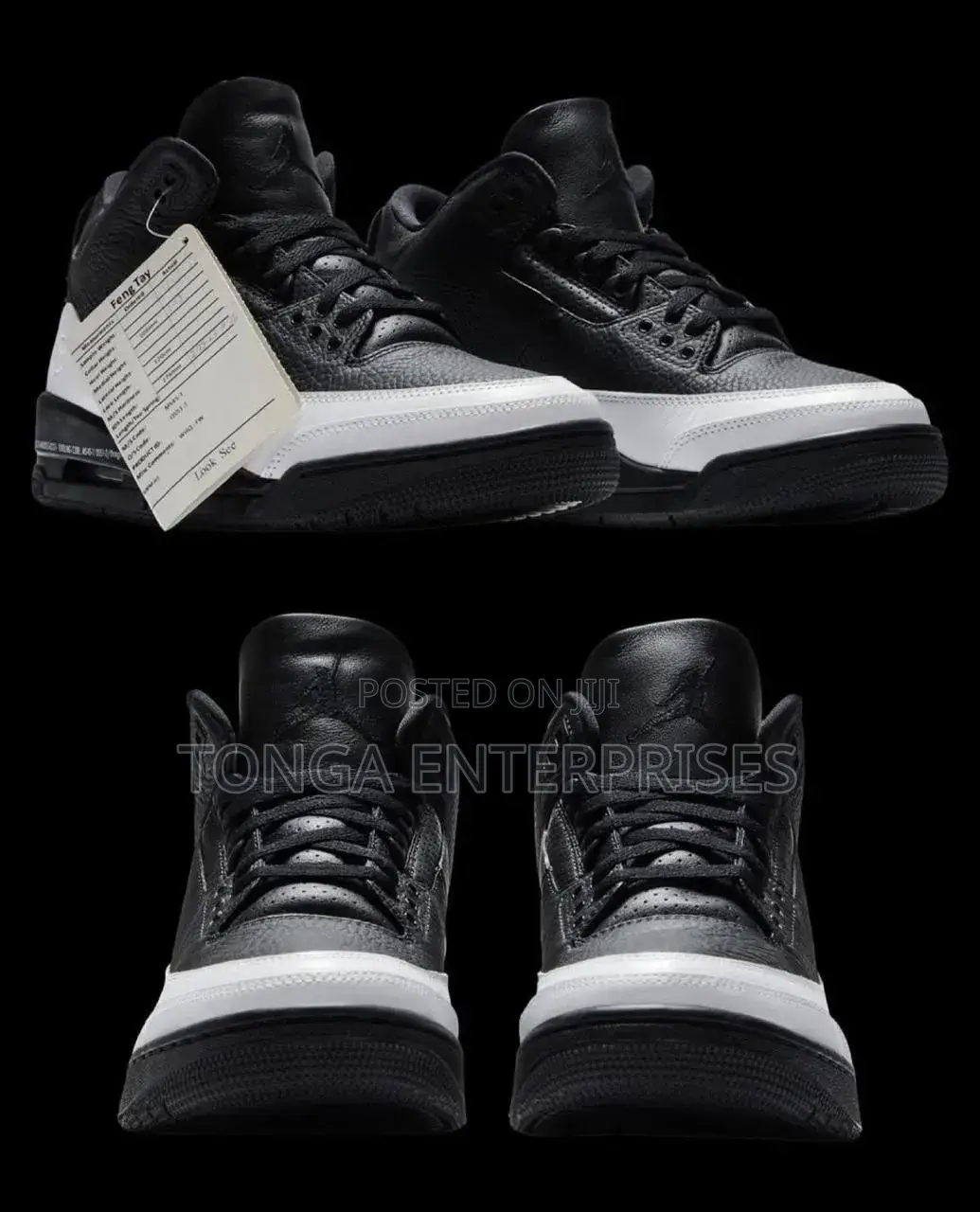 Black Air Jordans