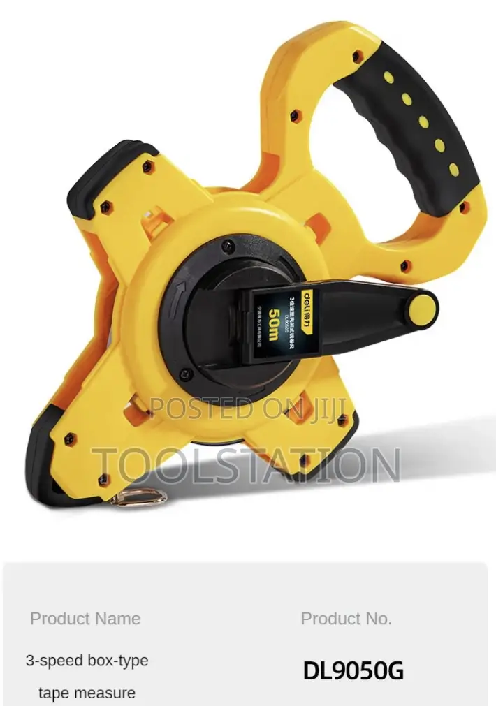Steel Measuring Tape 3:1 Gear for Fast Rewind :50mx14.5mm Dl9050g
