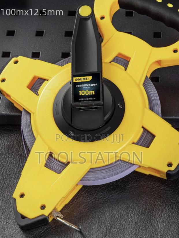Steel Measuring Tape 3:1 Gear for Fast Rewind 100mx14.5mm Dl9100g