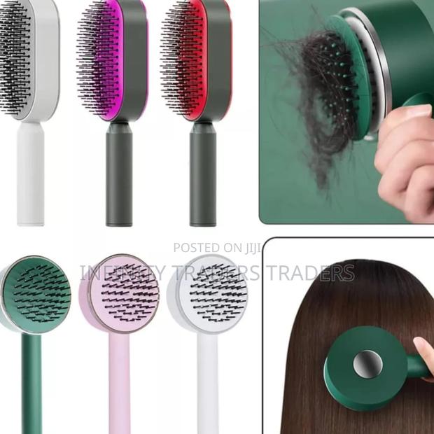 Self Cleaning Massage Comb