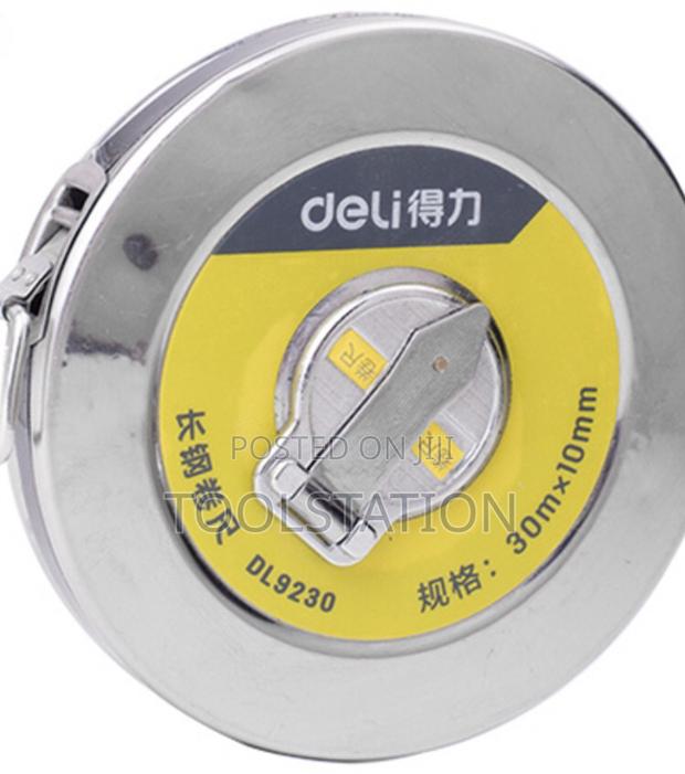 Steel Measuring Tape Length Width:30mx10mm Only Metric Dl9230