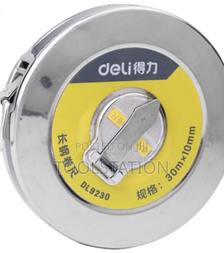 Steel Measuring Tape Length Width:30mx10mm Only Metric Dl9230