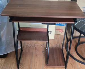 1.2m Imported Study Office Desk; Black ,Dark Brown Brown
