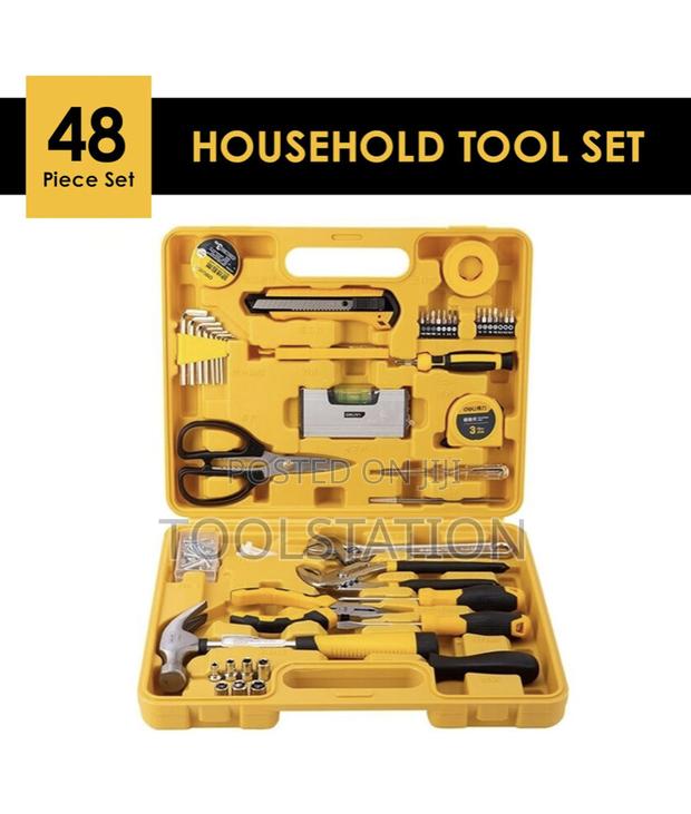 Household Tool Set 48 PCS Hard Case Edl1048j - thumbnail 2