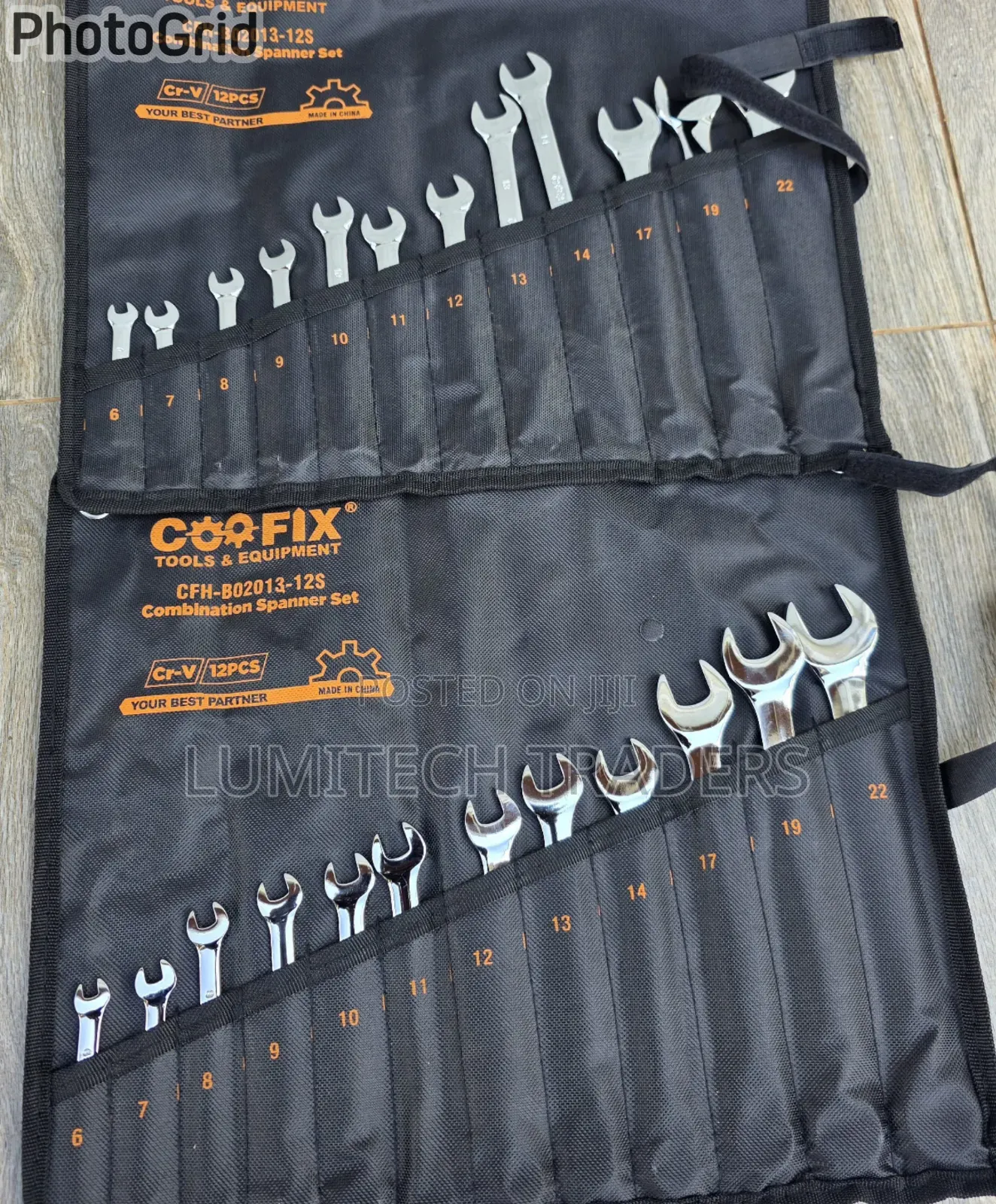 Coofix 12pcs Combination Spanner Set