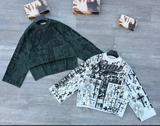 Saint Cropped Sweatshirt
