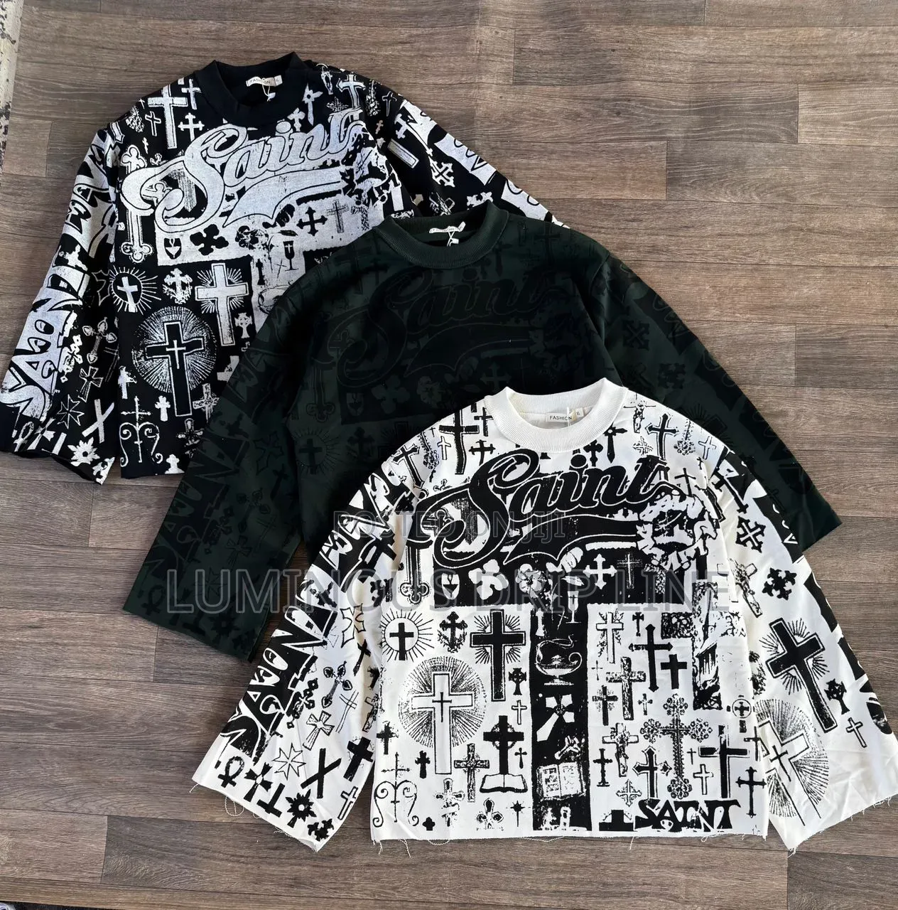 Saint Cropped Sweatshirt