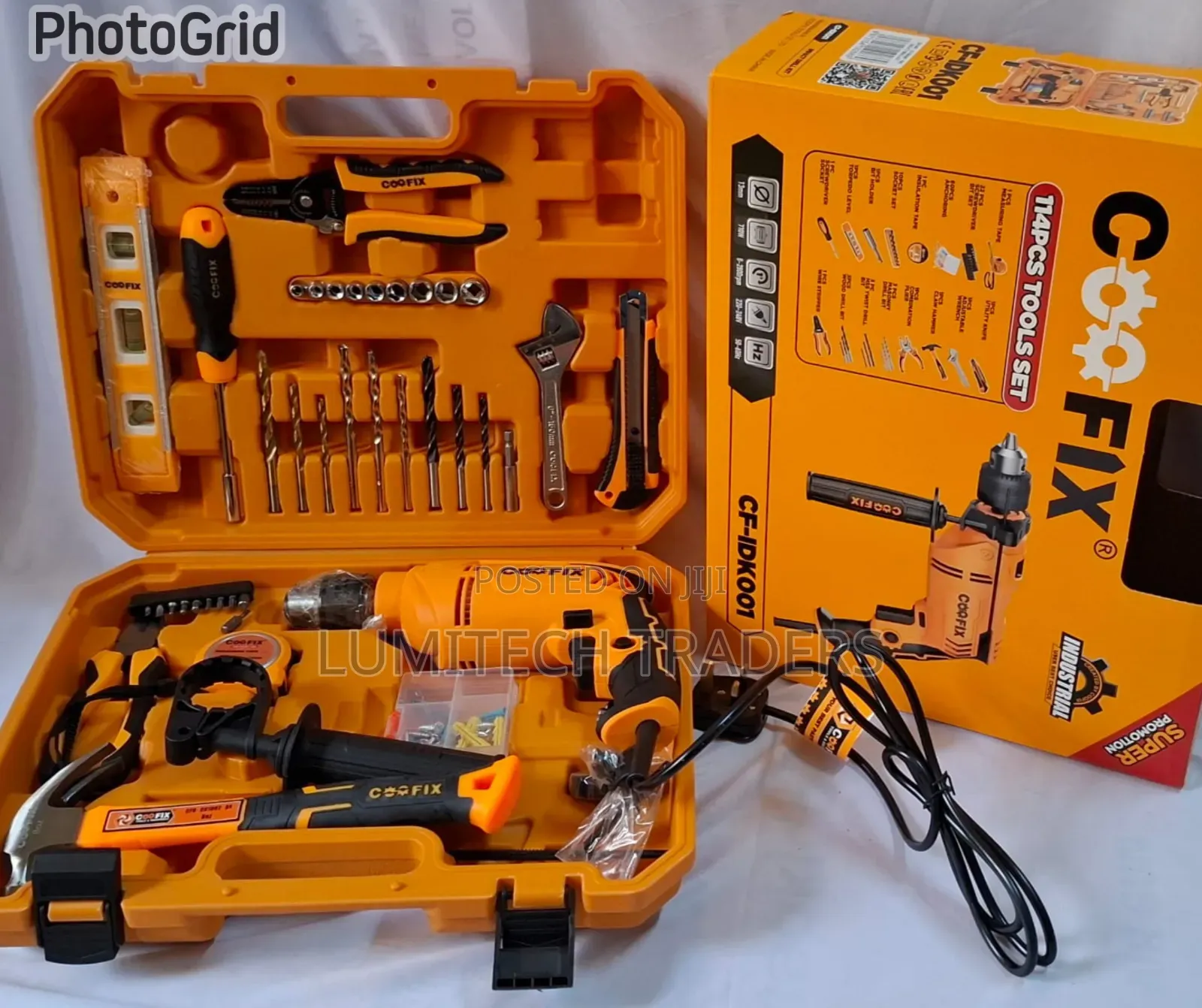 Coofix 114pcs Drill/Toolset