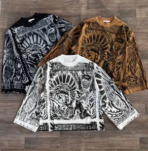 Cropped Sweatshirt With Jesus Print
