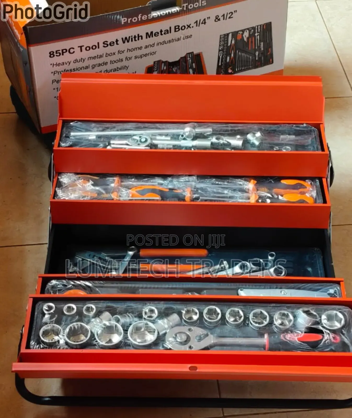 85pcs Mechanical Toolset With Metal Box