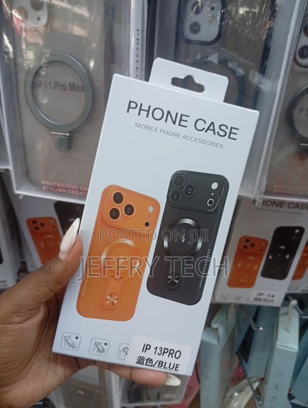 iPhone 13 Pro Cases a Built-in Magnetic Ring Ring Stand for Support. - thumbnail 2