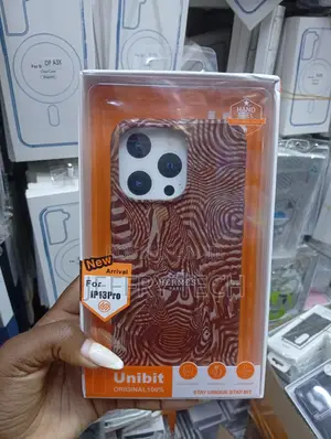 Unibit Branded iPhone 13 Pro Case a Patterned Design Reminiscent Of