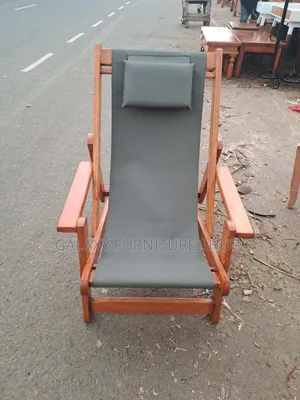 Sunlouge Wooden Recliner Deckchair -KSH 6500