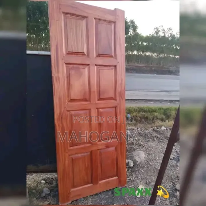 Eight Panel Mahogany Door