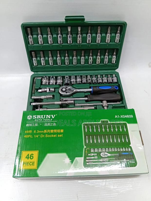 46 Pieces Socket Wrench