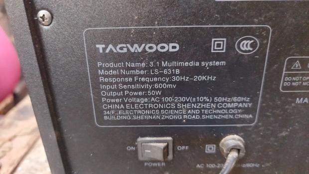 Tagwood Hifi System 3.1 Ch