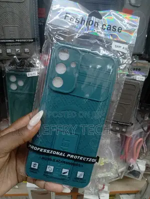 Green Case Phone Sam A16 Cover Sliding Camera Protector and Kickstand