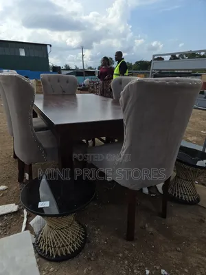 Mahogany Antique Dining Set With 6 Chairs
