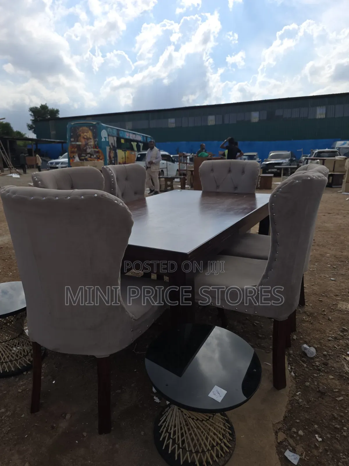 Mahogany Antique Dining Set With 6 Chairs