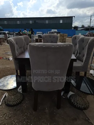Mahogany Antique Dining Set With 6 Chairs