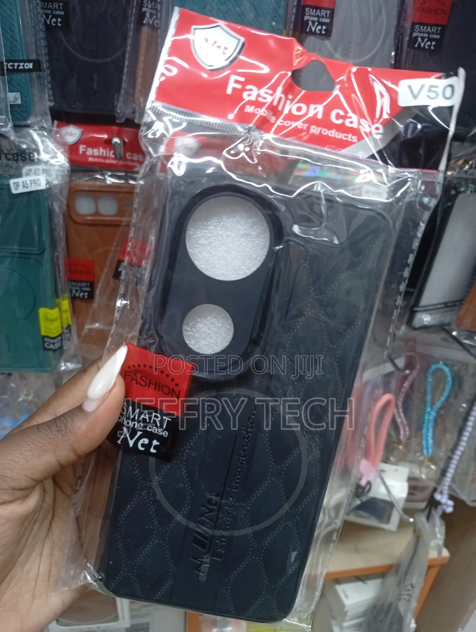 Vivo V50 Device, Packaged in a Fashion Case Branded Retail Bag.
