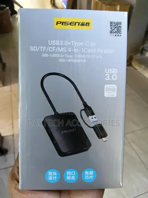 Pisen Card Reader 4 in 1 Usb 3.0 + Type C