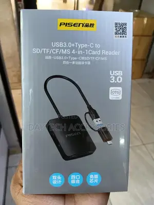 Pisen Card Reader 4 in 1 Usb 3.0 + Type C