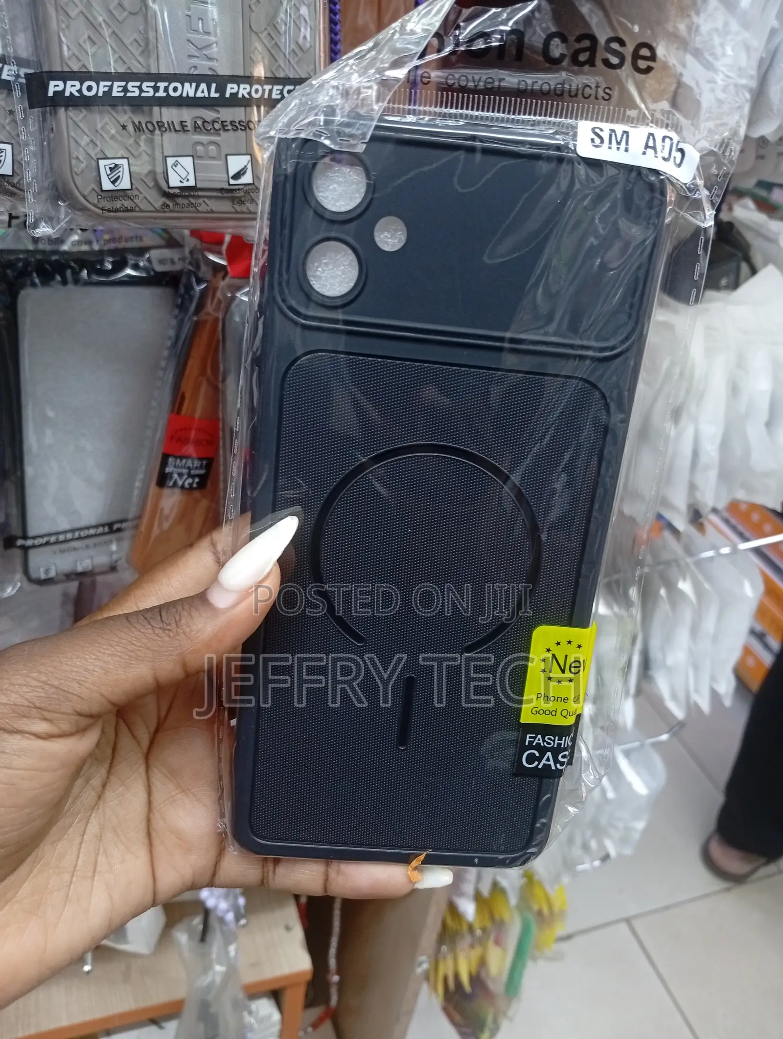 This Is a Black Back Cover for the Samsung Galaxy A05.