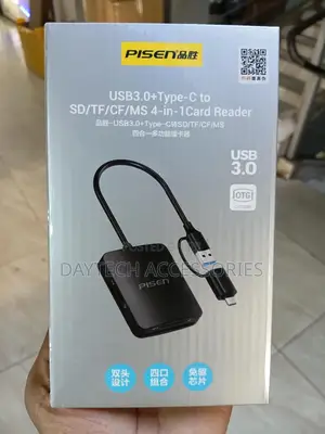 Pisen Usb 3.0/Type-C 4-in-1 Card Reader Nj-Tc32