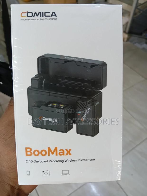 Comica Boomax 2.4g on-Board Recording Wireless Microphone System.