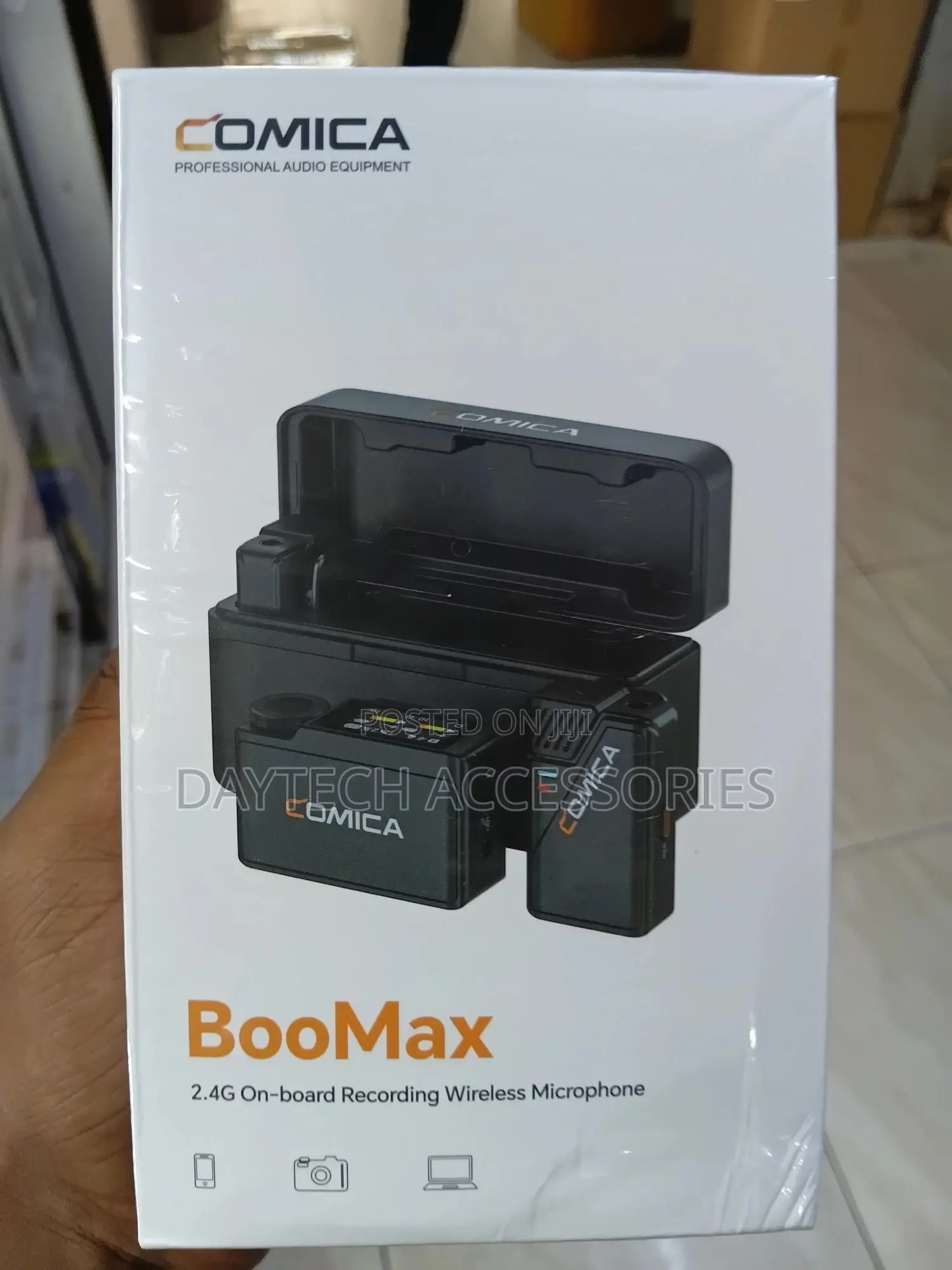 Comica Boomax 2-Person Wireless Lavalier Microphone System - Black