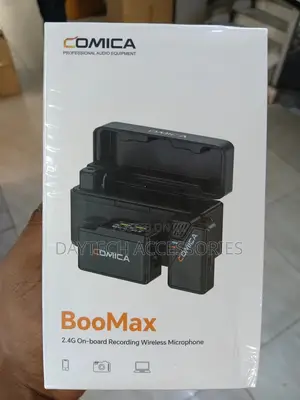Comica Boomax 2-Person Wireless Lavalier Microphone System - Black