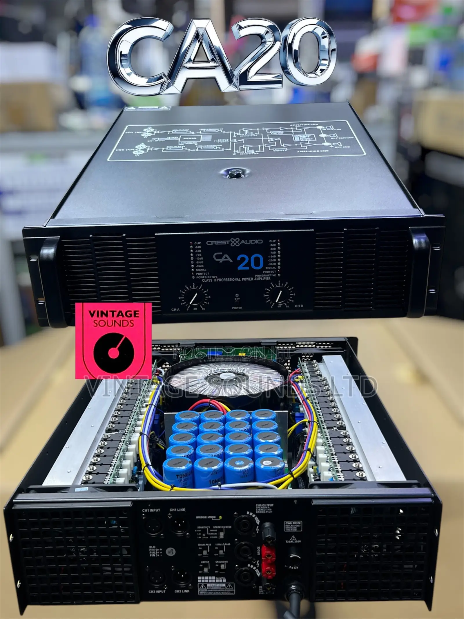Crest Audio Ca20 | Professional High-Power Amplifier 8000watts