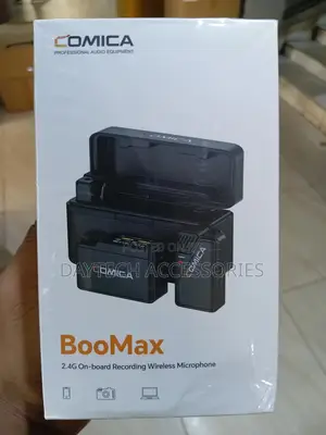 Comica Boomax Wireless Lavalier Microphone for Cameras Smartphones.