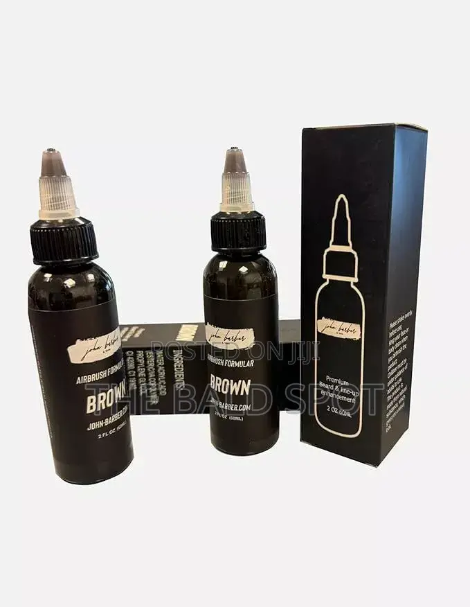 Barber Airbrush Ink- Hairline and Beard Enhancement (All Colors)