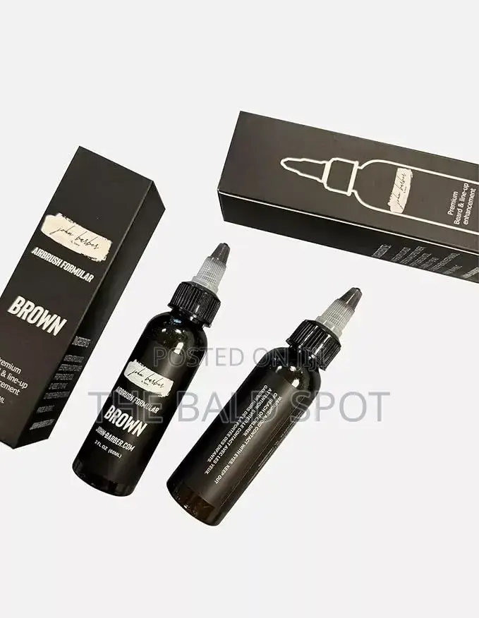 Barber Airbrush Ink- Hairline and Beard Enhancement (All Colors)