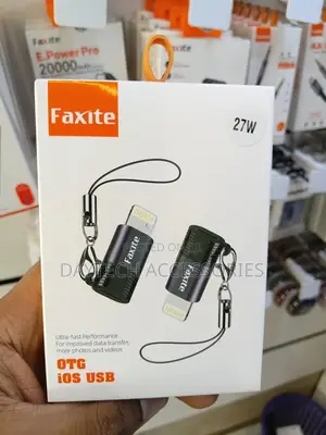 Faxite Lightning (Male) to Usb-C (Female) Otg Adapter.