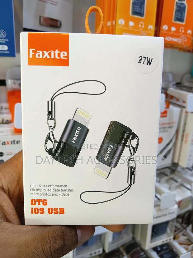 iPhone Lightning to Otg Adapter - Black - thumbnail 2