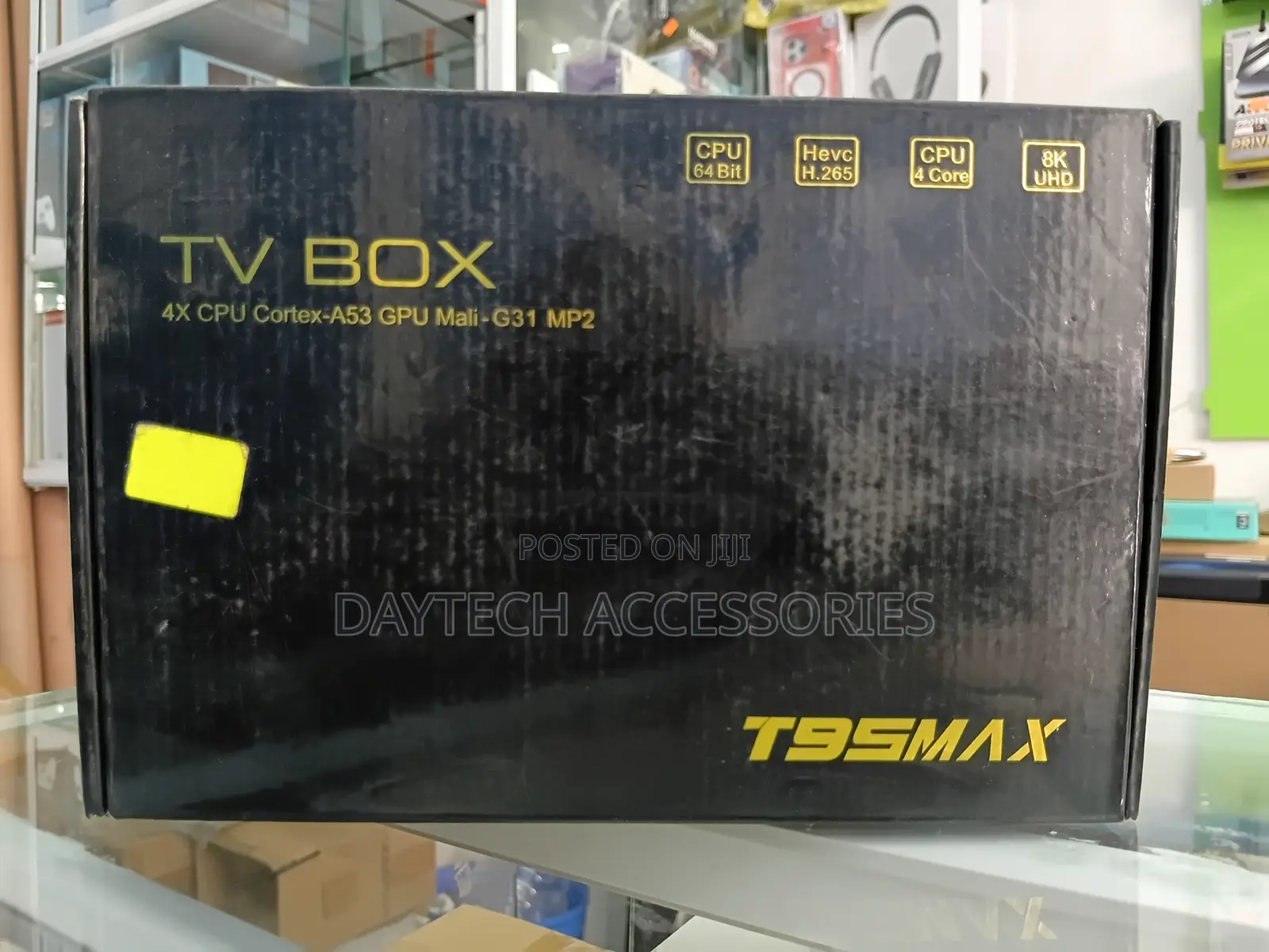 The T95max 4gb/32gb Android Tv Box Media Streaming Device.