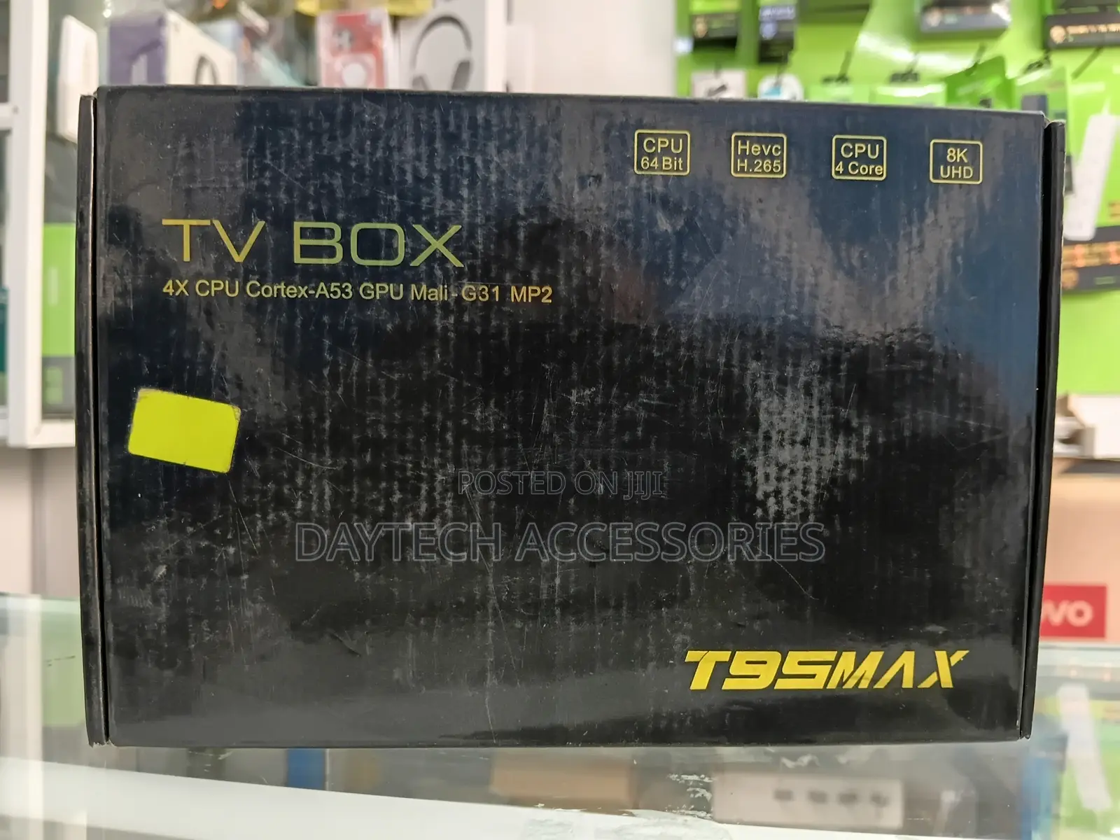 The T95max 4gb/32gb Android Tv Box Media Streaming Device.