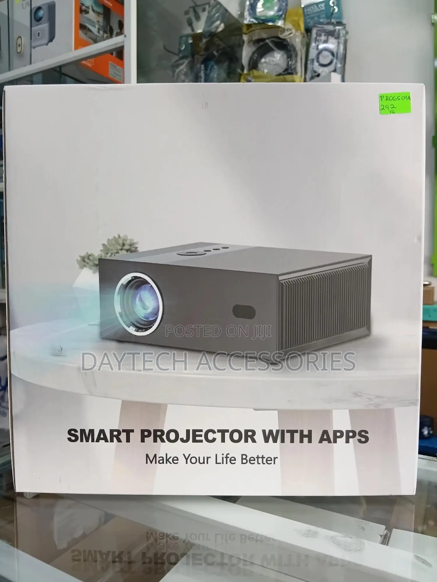 Xnano X6 Projector Android 13 Auto Focus Stand Rotating Projectors .