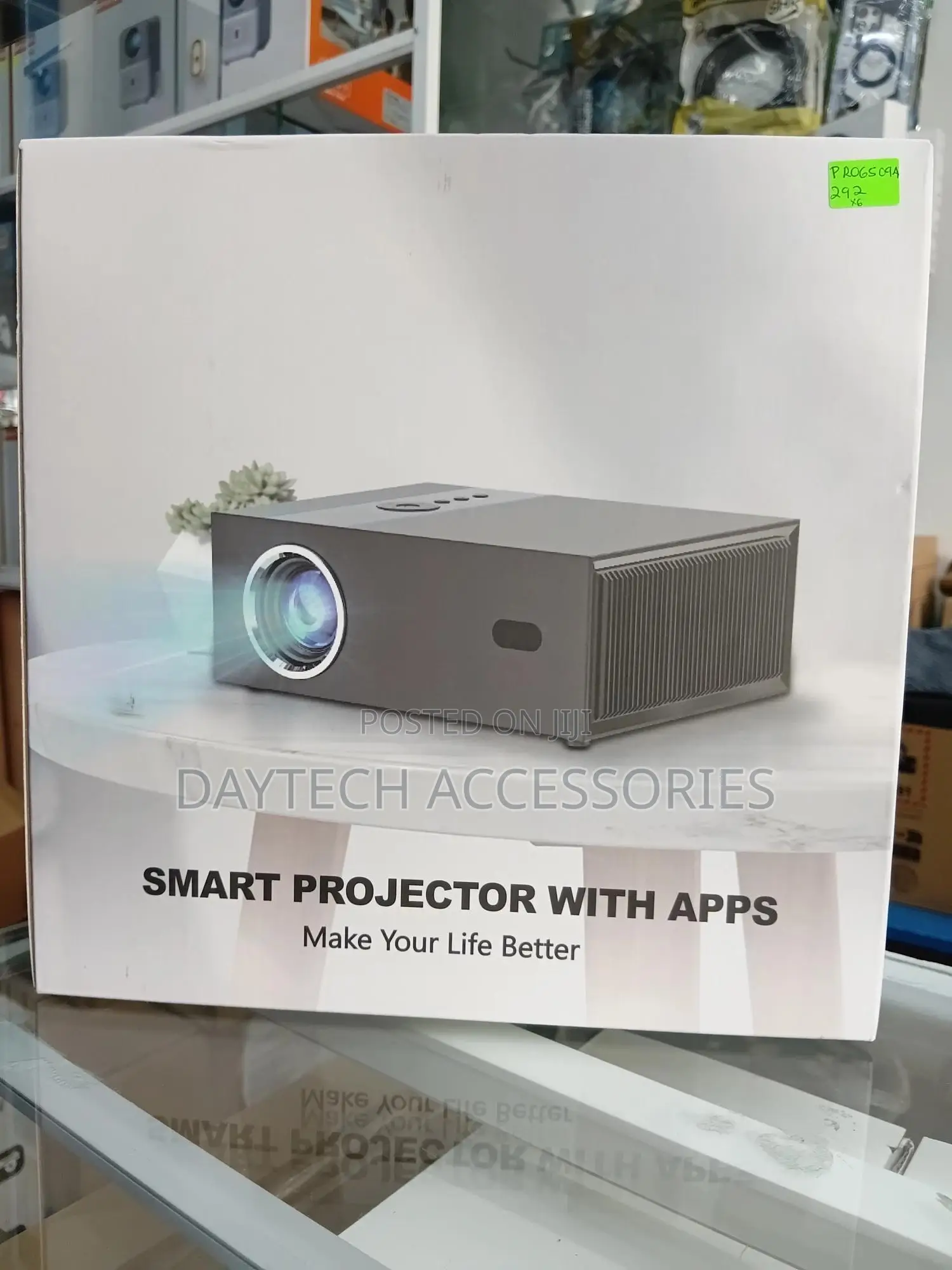 Xnano X6 Projector Android 13 Auto Focus Stand Rotating Projectors .