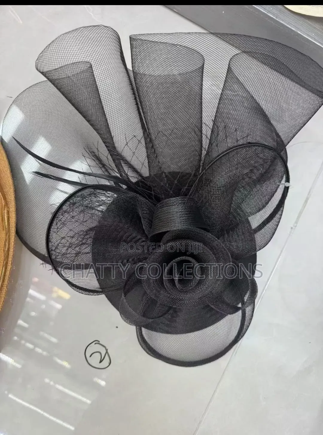 Black Stylish Ladies Head Fascinators