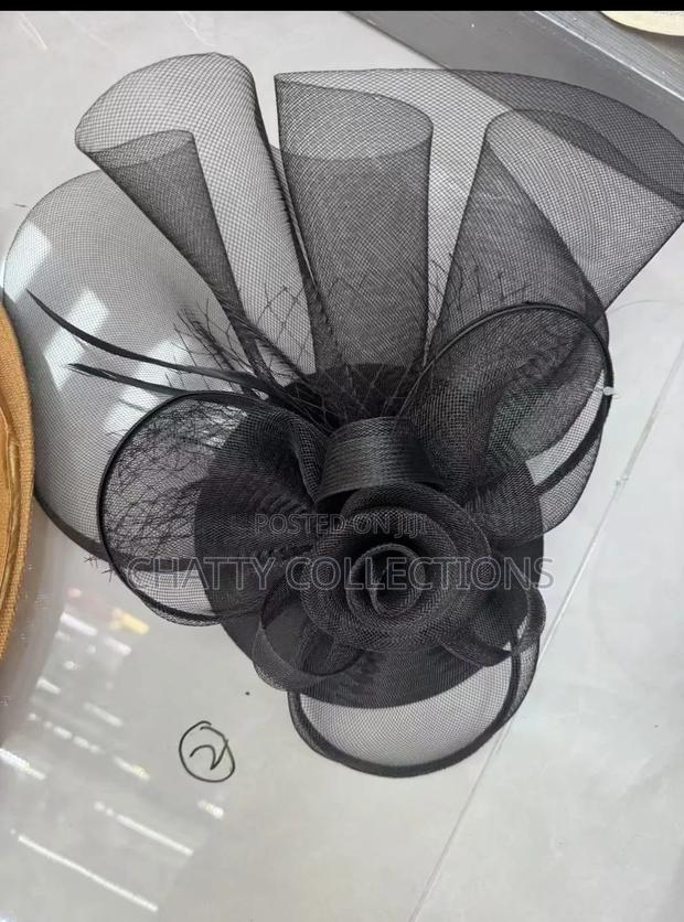 Black Stylish Ladies Head Fascinators
